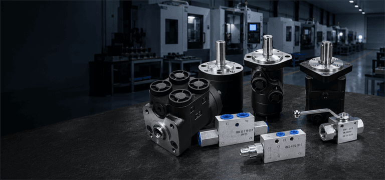 YUNLINK hydraulic components factory for motors steering units and valves