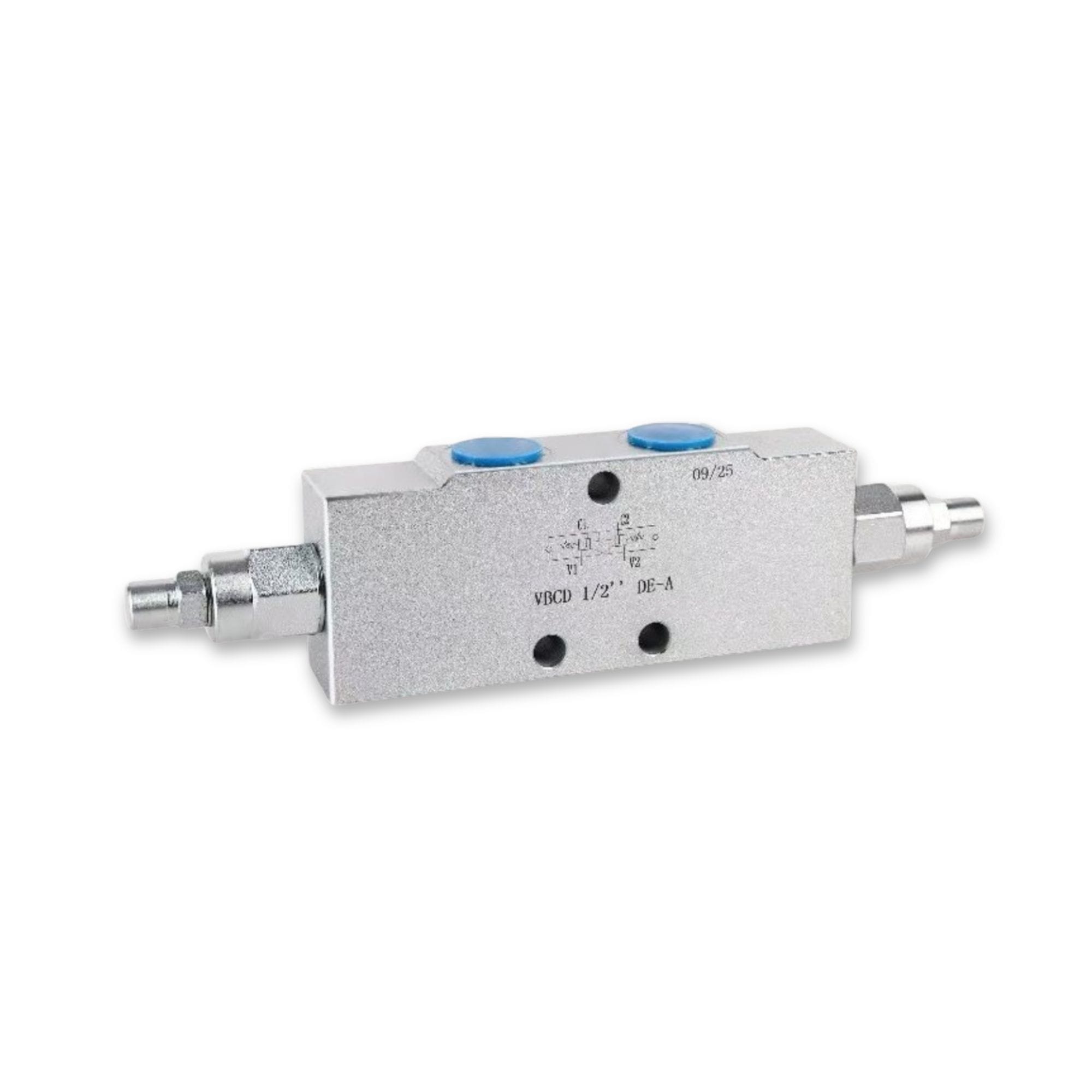 VBCD double-direction counterbalance valve for hydraulic load control
