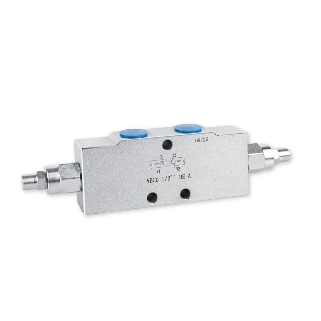 VBCD double direction counterbalance valve for lifting hydraulic systems