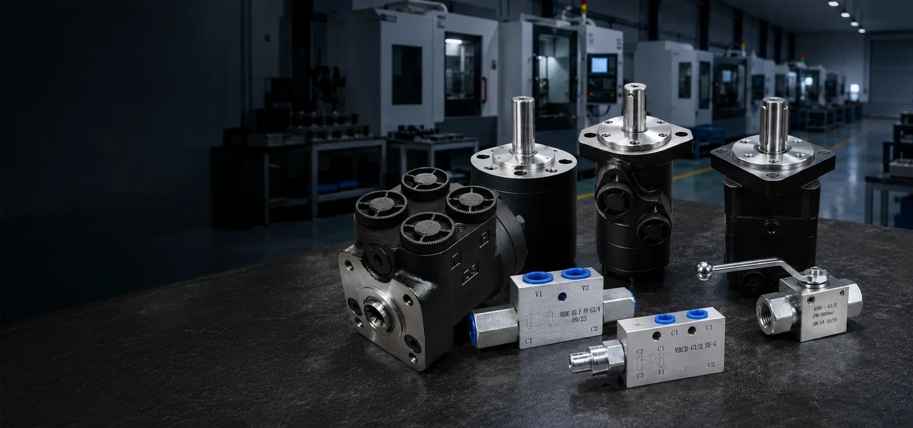 YUNLINK hydraulic components factory for motors steering units and valves