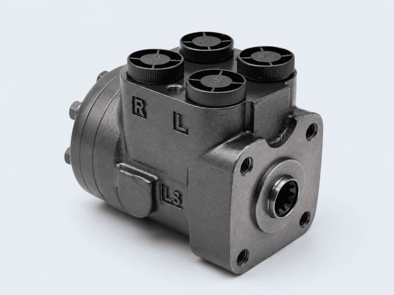 Hydraulic steering unit product image for tractors and mobile machinery