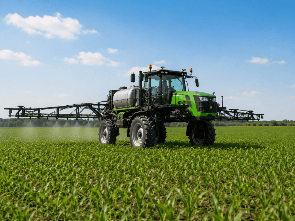 Hydraulic components for agricultural sprayers