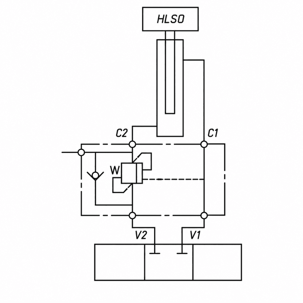 single-direction-counterbalance-valve-hydraulic-symbol